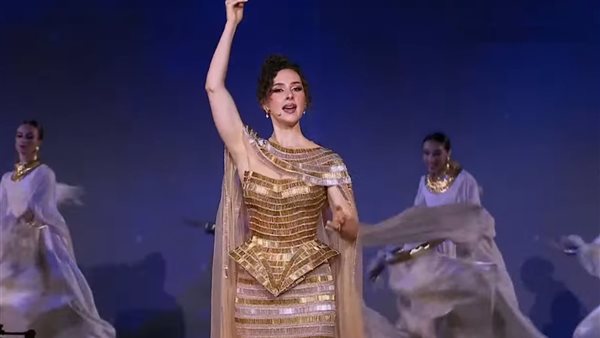 شيرين احمد طارق افتتاح المتحف المصري
