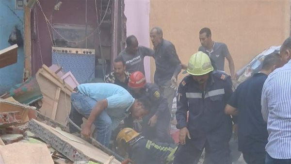 حادث انهيار عقار الخليفة اليوم
