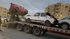 بالصور، محافظة الجيزة تشن حملة مكبرة لفرض الانضباط في هضبة الأهرام