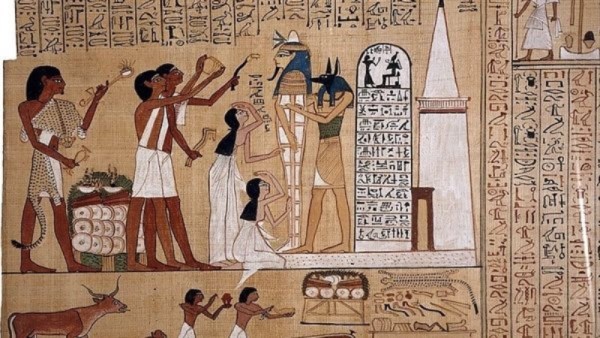 أحد الجداريات القديمة