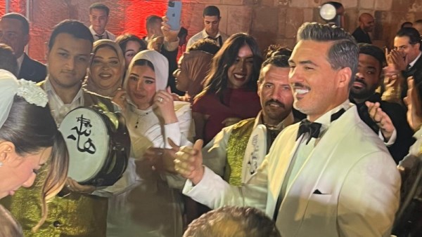 جانب من حفل زفاف هايدي موسى والمذيع محمد غانم