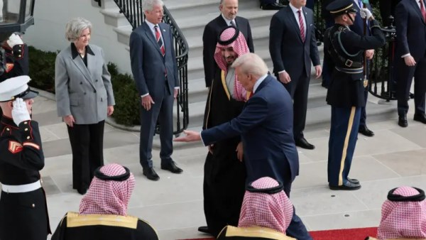 لقاء محمد بن سلمان مع ترامب 