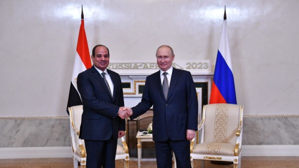 الرئيس السيسي ونظيره الروسي
