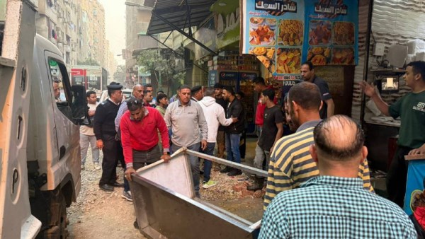 جانب من حملات محافظة الجيزة اليوم