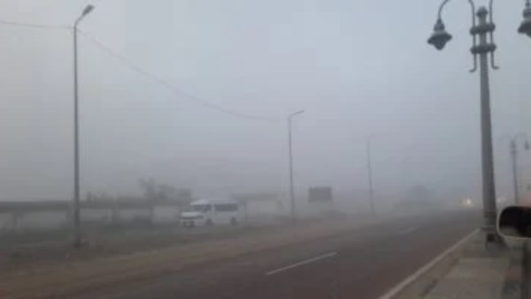 الشبورة على الطريق الصحراوي 