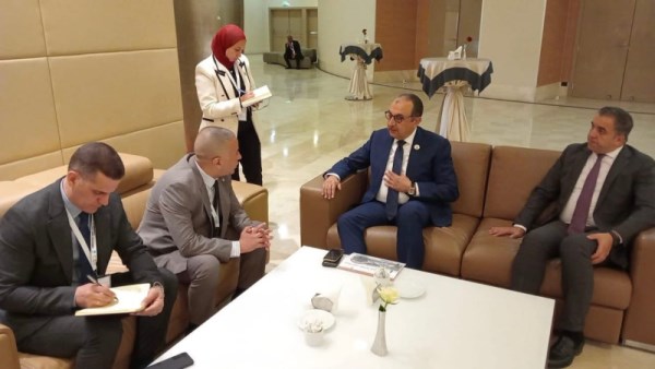 جانب من اجتماع المهندس محمد شيمي