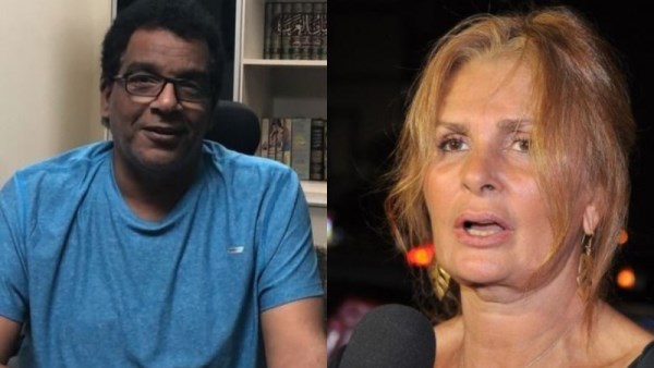 يسرا والسيناريست أحمد عبدالله