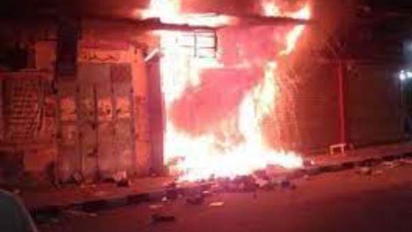 حريق داخل محل الباشا بمنطقة المعادي 