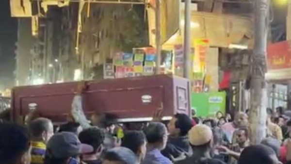 جنازة ضحايا حادث حريق شقة شبرا