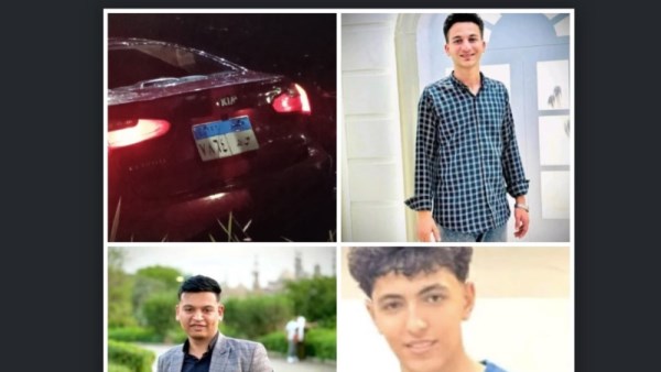 ضحايا حادث سقوط سيارة بترعة المريوطية