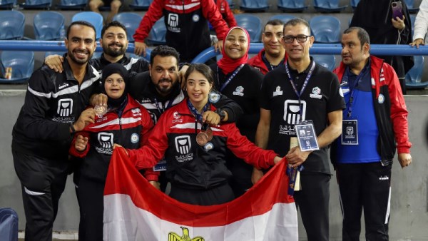 فرحة لاعبي منتخب مصر