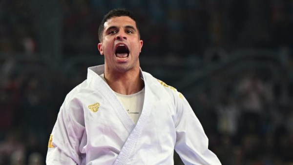 يوسف بدوي لاعب منتخب مصر للكاراتيه