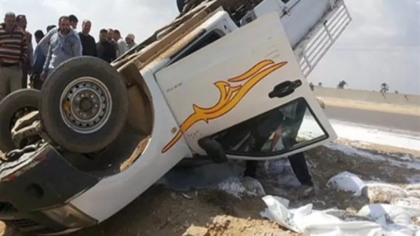 أسماء المصابين في حادث صحراوي المنيا