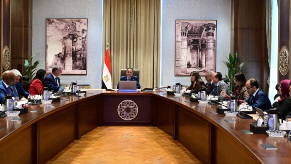 اجتماع مدبولي مع قيادات شركة "أنجلوجولد أشانتي" 