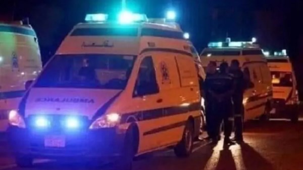  انقلاب سيارة محملة بالعمالة الزراعية 