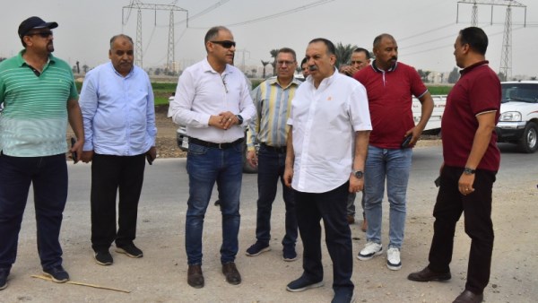 محافظ أسيوط يتفقد أعمال إنشاء طريق يربط قرى ريفا وموشا والزاوية 