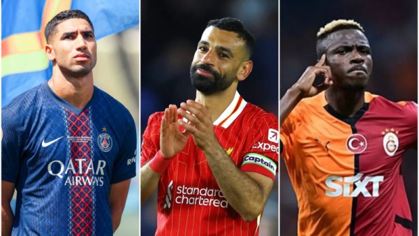 محمد صلاح - أشرف حكيمي - فيكتور أوسيمين
