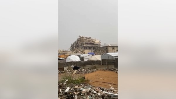 خيام غزة تغرق