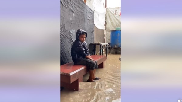معاناة أطفال غزة في الشتاء