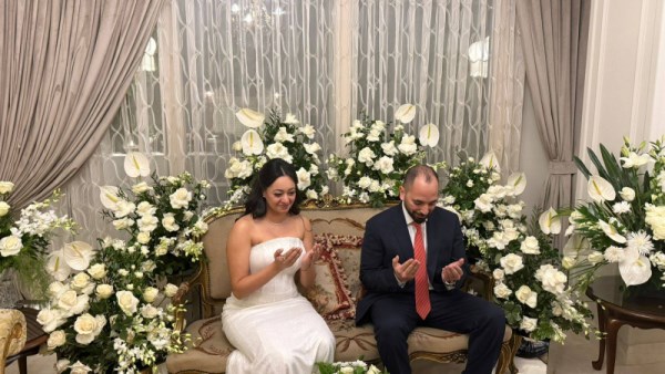 قراءة فاتحة نجل عمرو أديب ولميس الحديدي على مريم السطوحي