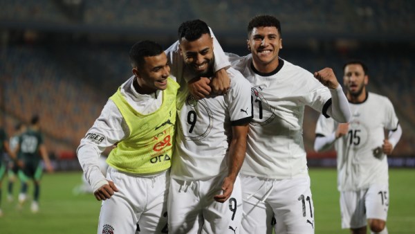 جانب من مباراة مصر والجزائر 