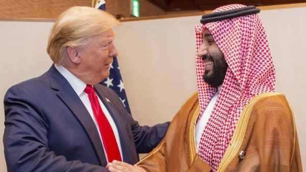 ولي العهد السعودي والرئيس الأمريكي 