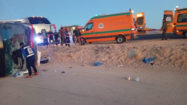 حادث أتوبيس طريق الداخلة
