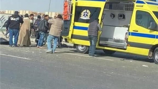 حادث طريق المطرية دمياط