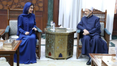 تفاصيل لقاء شيخ الأزهر مع رئيسة الإدارة الرئاسية في أوزبكستان