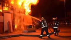 السيطرة على حريق داخل حوش مدرسة مهجورة بشبين القناطر