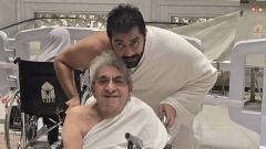 أحمد فلوس يصطحب والده لأداء مناسك العمرة (فيديو)