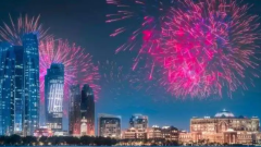 احتفالات رأس السنة في أبوظبي 2026
