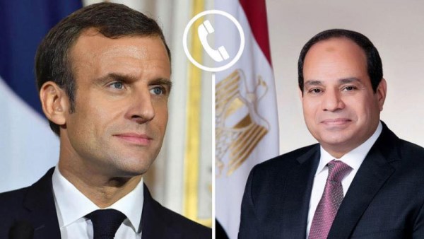 الرئيس السيسي ونظيره الفرنسي