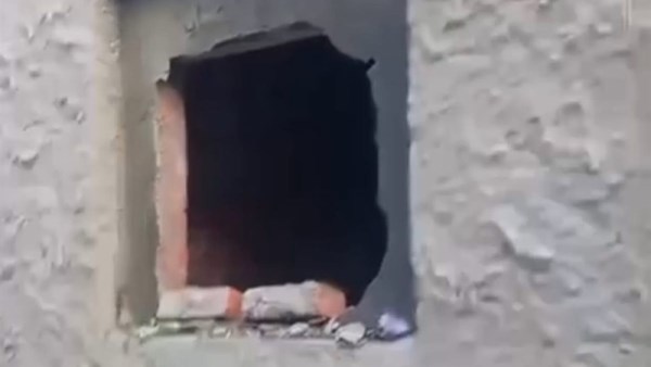 صورة القبر الذي تم نبشه