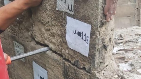 جانب من أعمال الترميم