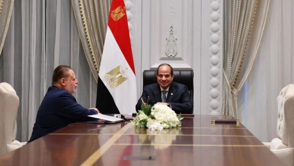 الرئيس عبدالفتاح السيسي، ومحافظ البنك المركزي
