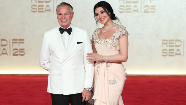 أروى جودة وزوجها في مهرجان البحر الأحمر السينمائي 