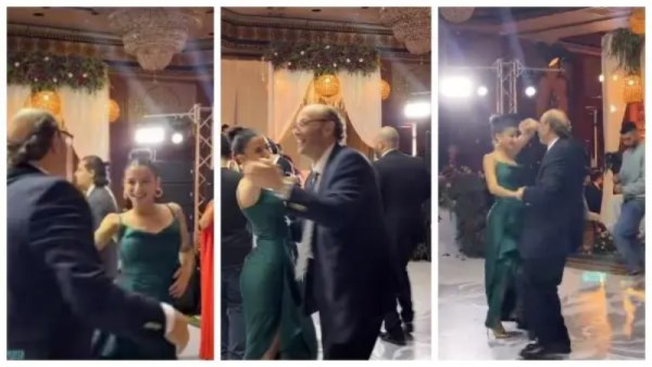 صورة أرشفية لعادل أديب وعمرو أديب