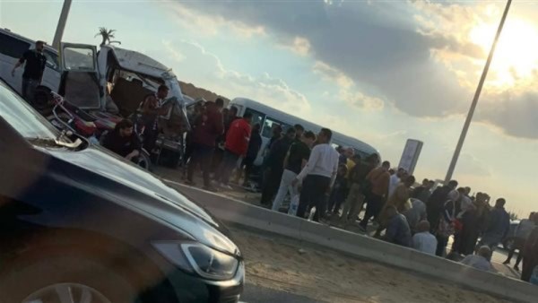 حادث تصادم طريق السويس