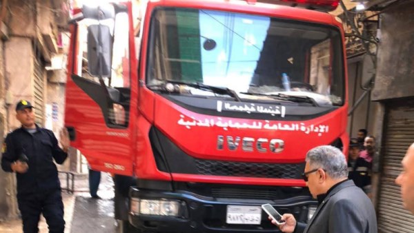جولة ميدانية في موقع الحريق