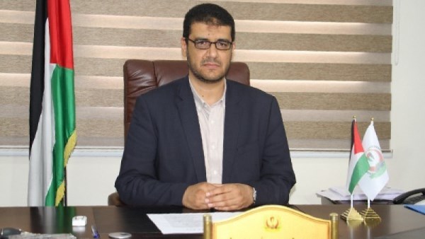 الدكتور يوسف أبو الريش وكيل وزارة الصحة الفسطينية بقطاع غزة 