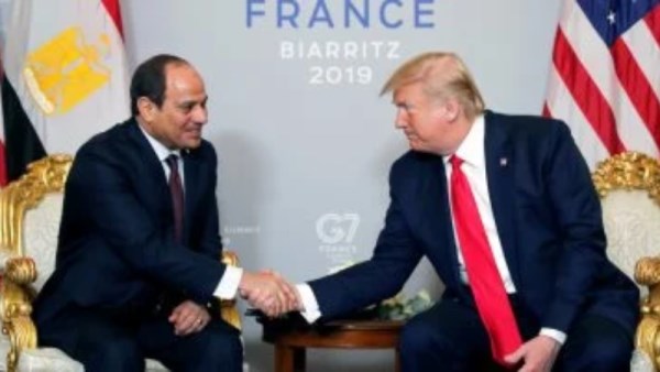 الرئيس عبدالفتاح السيسي والرئيس دونالد ترامب
