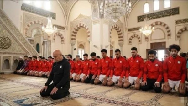 صورة متداولة للاعبي منتخب مصر 