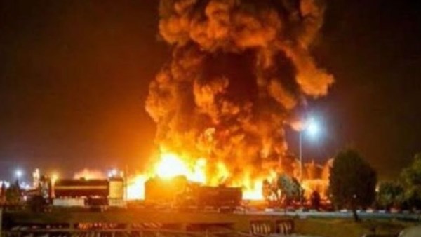 إحدى الإنفجار في مدينة المزة بالعاصمة دمشق