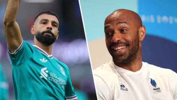  تييري هنري و محمد صلاح 