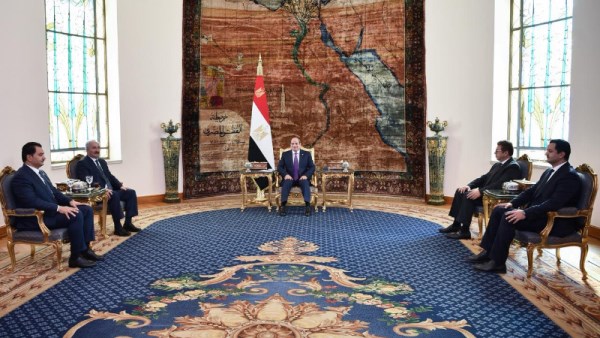 الرئيس السيسي وحفتر