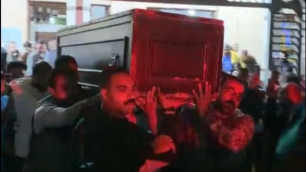 جنازة يوسف محمد لاعب الزهور 