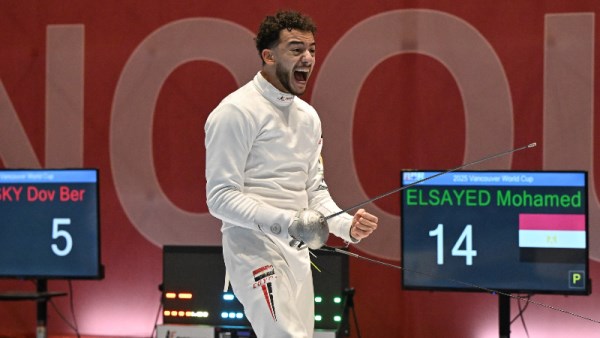 لاعب السلاح المصري محمد السيد 