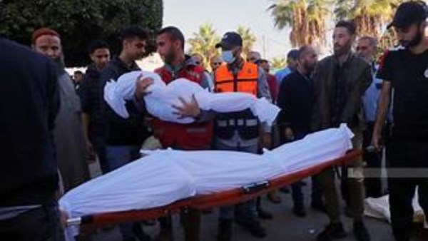 إحدى شهداء غزة نتيجة الخروقات الاستفزازية للاحتلال الإسرائيلي الغاشم