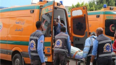 مصرع طفلين دهسًا أسفل عجلات تريللا أمام نادي شباب قحافة بالفيوم